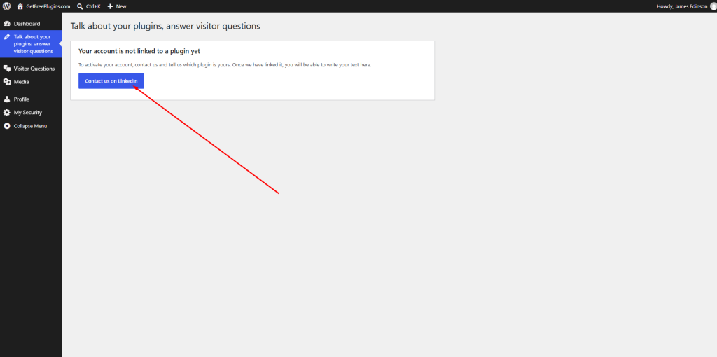 Claim plugin ownership on LinkedIn