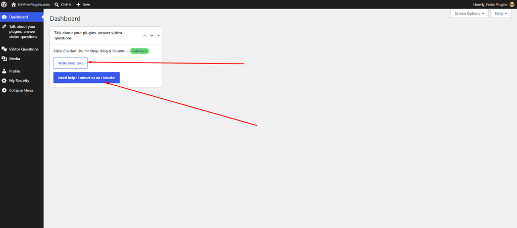 Enter your content as a plugin developer